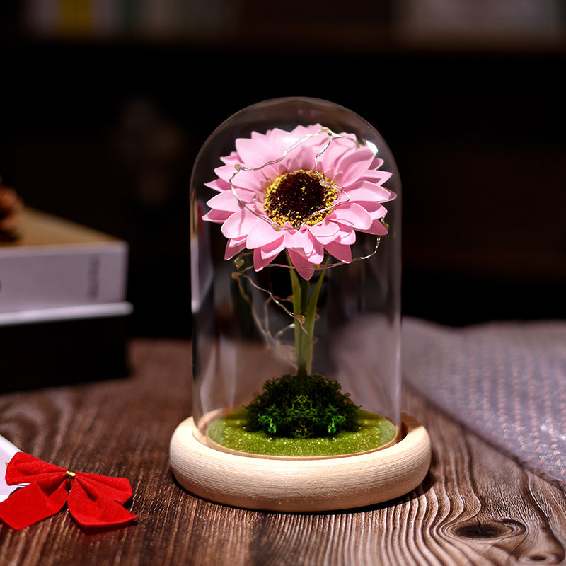 Simulated Rose Birthday Gift Couple Lottery